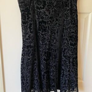 Black Mid-Length Skirt